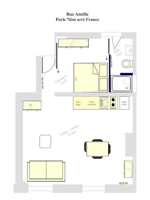 Charmant Appartement Entre La Tour Eiffel Et Les Invalides Paris